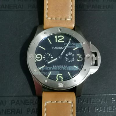 Best Quality Replica Panerai Radiomir Stainless Steel Case Black Dial Watch 47MM